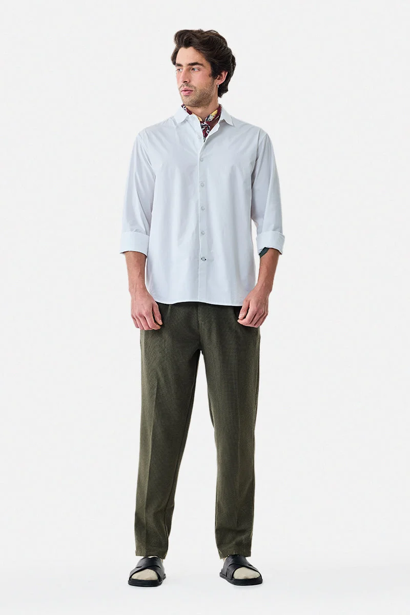 سنيتش Textured Stretch Trousers